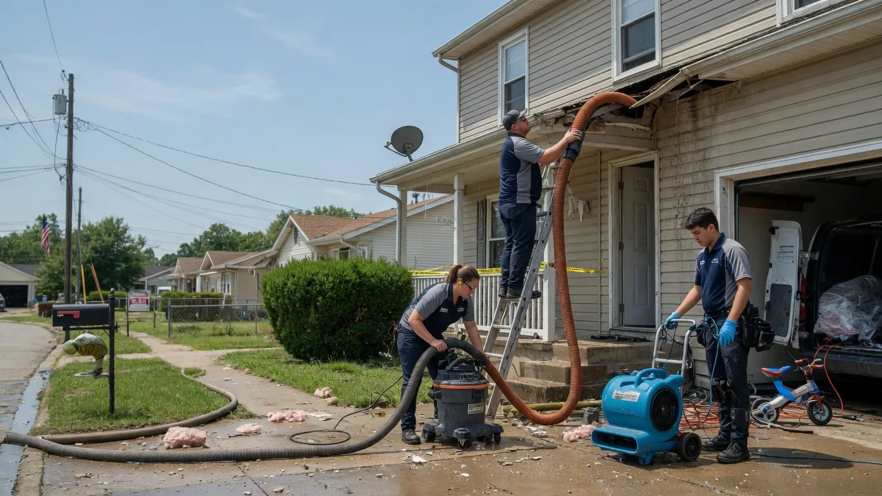 Water Damage Restoration in Lawrenceville, IL near me